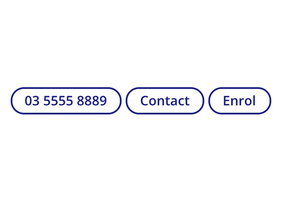 Header contact buttons display